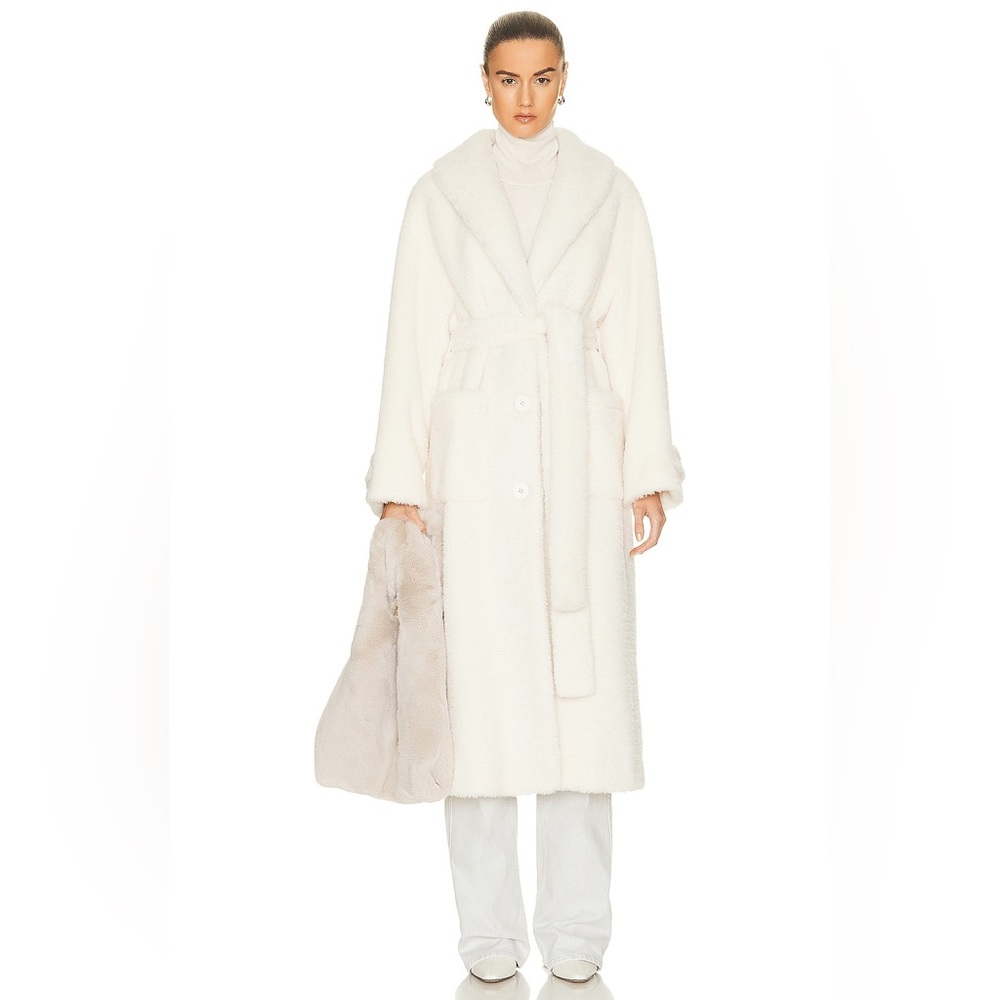 NWOT Stand Studio Tinley Faux Fur Coat